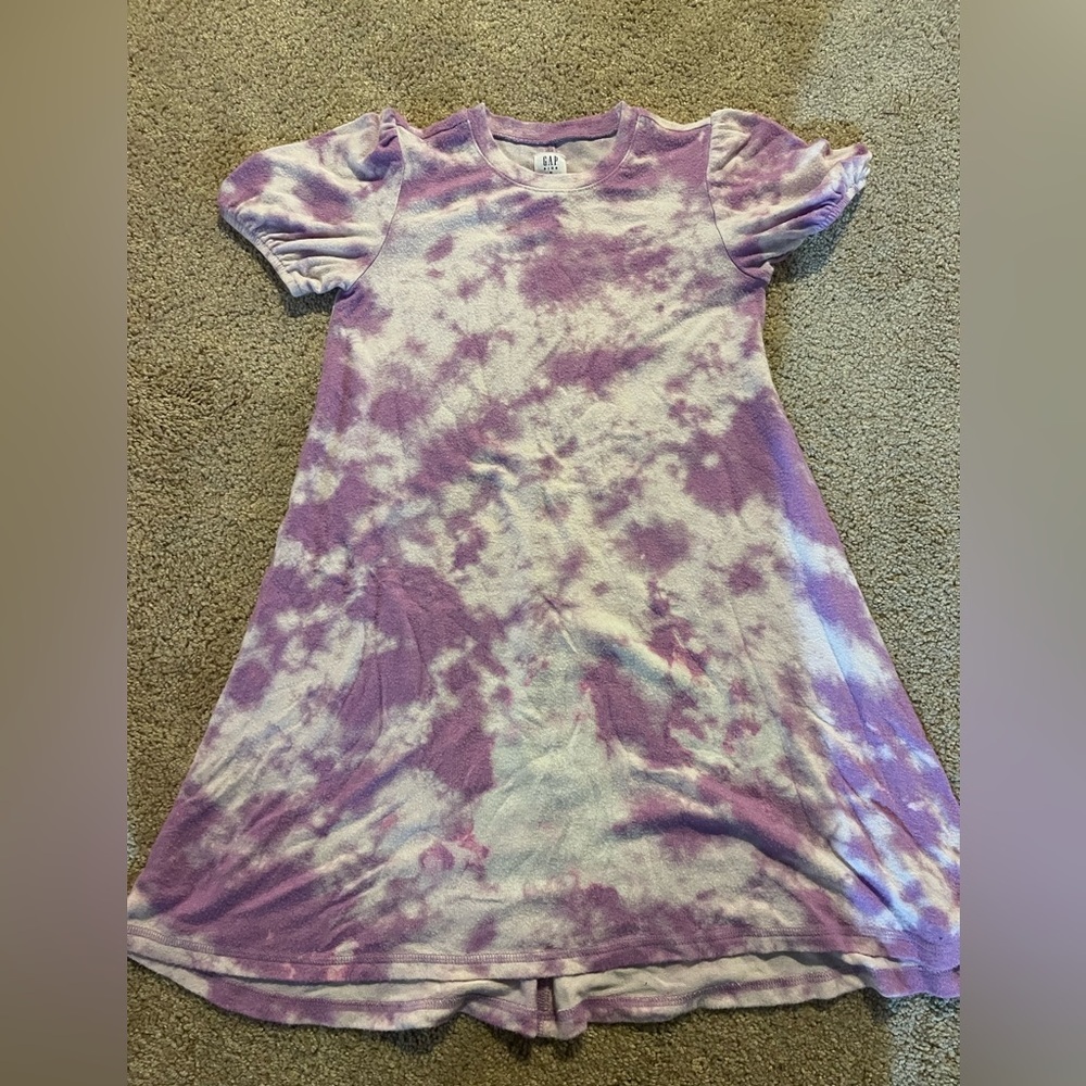 Gap Kids Purple Tie Dye Dress Medium/8